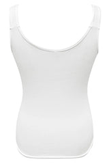 Full Size Lace Detail V-Neck Tank Plus Size - kinko