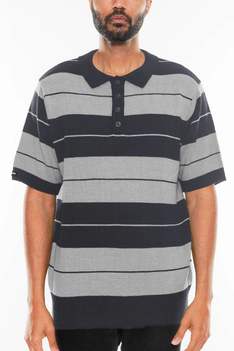 WEIV Men's Full Size Charlie Brown Shirt Short Sleeve Polo Plus Size - kinko