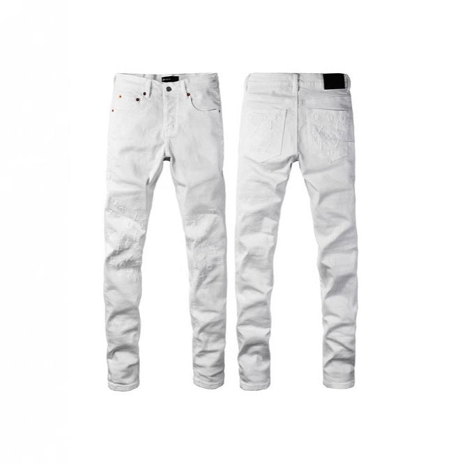 High Street Jeans Black Slim Fit Stretch Skinny Men - kinko