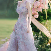 Toast Dress Lace A- Line Style Bridal Marriage Engagement Evening Dress - kinko