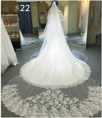 Bridal Wedding Dress Long Tail Luxury Super Fairy Wedding Veil - kinko