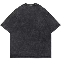 Retro Cotton-padded Clothes T-shirt Street Hip Hop Casual Short Sleeve Men Clothing Top