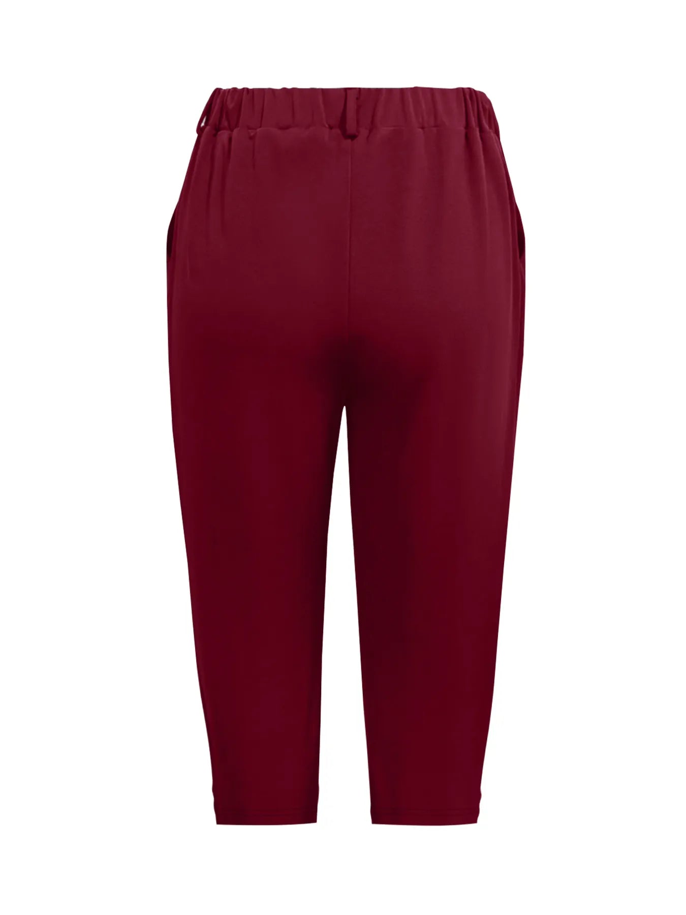 Pleated Detail Pants with Pockets - kinko