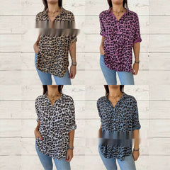 Shirt Mid-sleeve Fashion Casual Polo Collar Women's Shirt - kinko