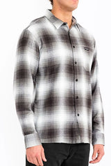 WEIV Men's Full Size Plaid Long Sleeve Flannel Shirt Plus Size - kinko