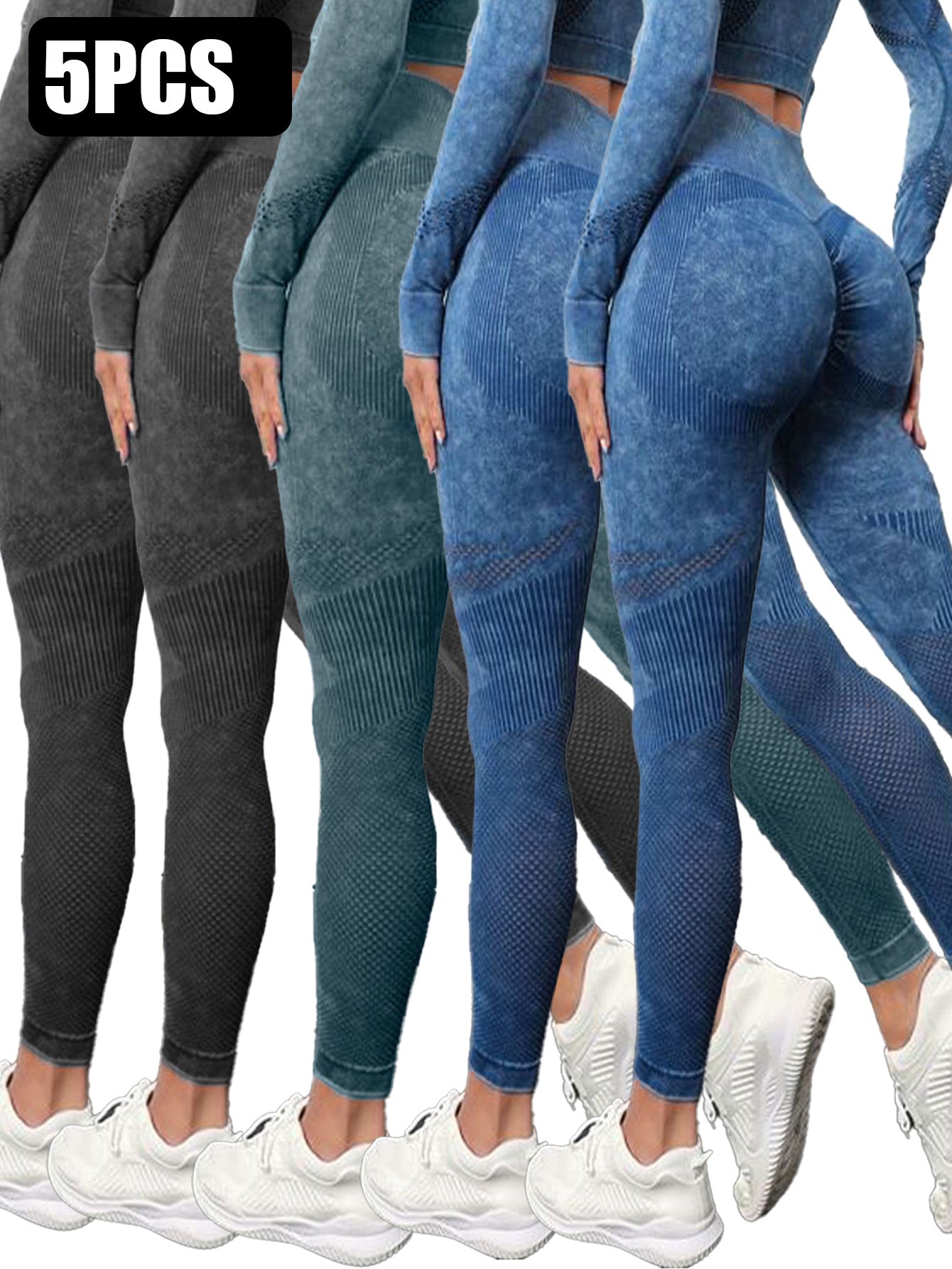 5PACK Active Yoga Pants - kinko