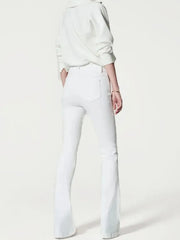 Full Size High-Waisted Flare Jeans Plus Size - kinko