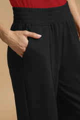 Umgee Drawstring Jogger Pants with Front Seam Detail - kinko
