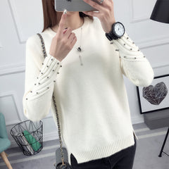The new fall/winter pullover sweater Korean style beaded