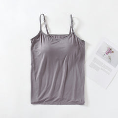 Women's Fashion Casual Solid Color Slim Tank Top