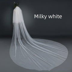 Bridal Wedding Veil Widened Tail - kinko