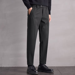 Fall Winter Men Straight Casual Pants