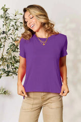 Basic Bae Full Size Round Neck Short Sleeve T-Shirt - kinko