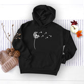 Fall Winter Women's Cute Dandelion Hooded Sweater