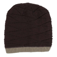 Foreign Trade Hat Fall Winter Men Wool Fashion Warm Hat Pullover Double-sided Outdoor Ski Hat