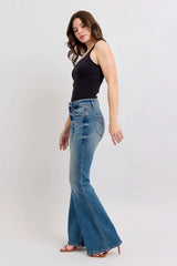 Judy Blue MR Tummy Control Vintage Wash Jeans - kinko