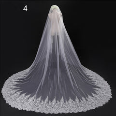 Bride Wedding Master Wedding Veil Long Long Tail - kinko