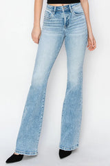 RISEN High Rise Bootcut Jeans - kinko