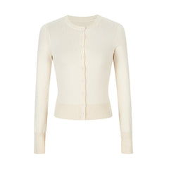 Women's Autumn Hot Girl Short Thin Coat Long-sleeved Sweater - kinko