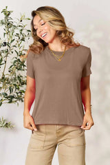 Basic Bae Full Size Round Neck Short Sleeve T-Shirt - kinko