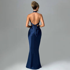 Summer Fashion Elegant Backless Sleeveless Dress - kinko