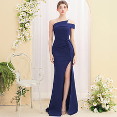 Female Temperament Ladies Banquet Long Fish Tail Dress - kinko