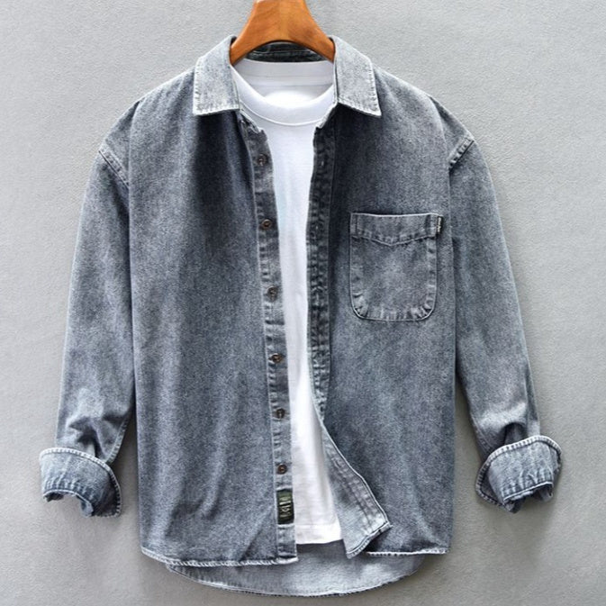 Cowboy Shirt Men's Coat Autumn And Winter Casual Versatile - kinko