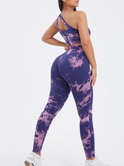 4pack Tie-dye Yoga Pants - kinko