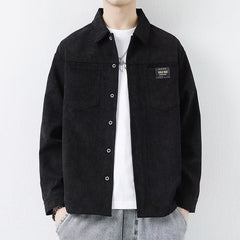Corduroy Jacket Men's Casual Long-sleeved Shirt - kinko