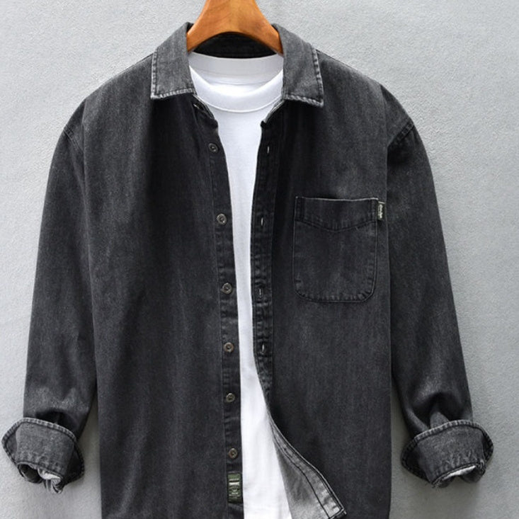 Cowboy Shirt Men's Coat Autumn And Winter Casual Versatile - kinko