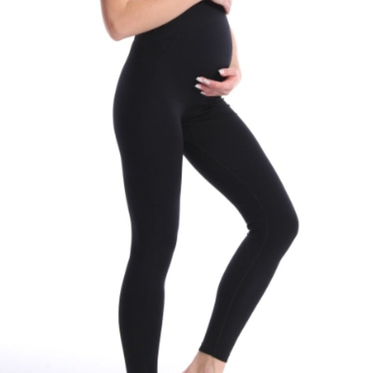 High Waist High Elastic Seamless Yoga Maternity Leggings Multicolor - kinko