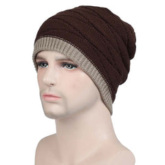 Foreign Trade Hat Fall Winter Men Wool Fashion Warm Hat Pullover Double-sided Outdoor Ski Hat