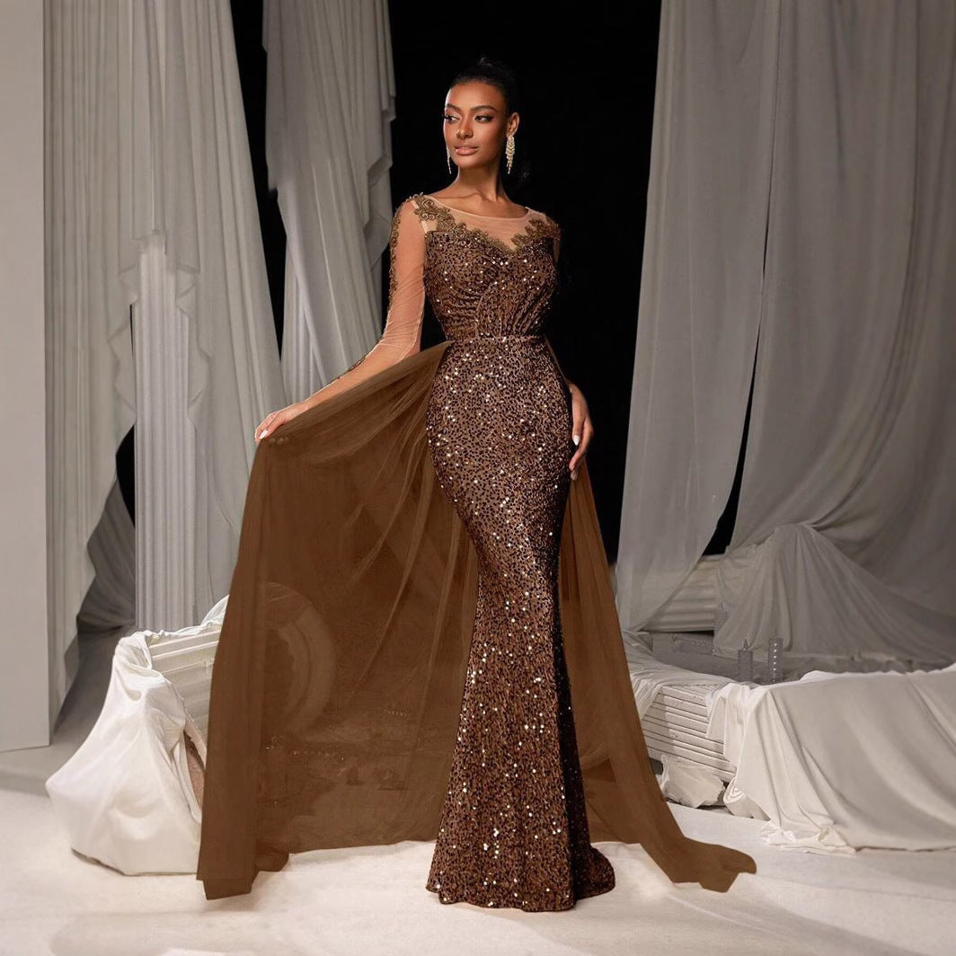 Women's Dance Lace Party Evening Dress - kinko