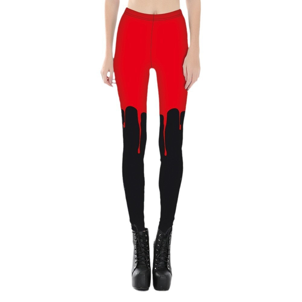 Women's Sports Workout Elastic Hip Lift Leggings - kinko