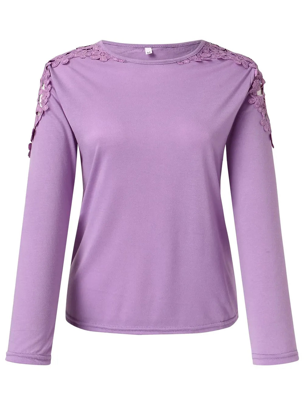 Full Size Cutout Round Neck Long Sleeve T-Shirt - kinko