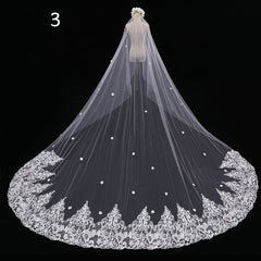 Bride Wedding Master Wedding Veil Long Long Tail - kinko