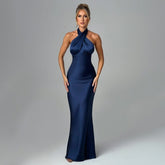 Summer Fashion Elegant Backless Sleeveless Dress - kinko