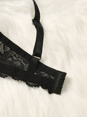 Women's sexy underwear soft lace underwire gathering support breast 3/4 cup bra fitting curve fashion lingerie female