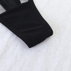 תחתוני נשים סקסיים, תחרה רקמה, תחתוני חוטיני, פפיון שקוף, תחתונים מודפסים, הלבשה תחתונה אופנתית.