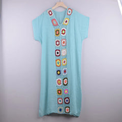 CROCHET BIKINI Women Beach Dress Cover-Ups Swimsuit Beachwear Bathing Suit Swim Cape For Woman Summer Tunic Saida Praia