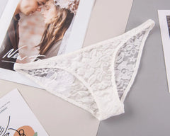 Women's Underwear Sexy Lace Panties Fashion Transparent Comfortable Briefs Low Waist Seamless Underpants Female Sexy Lingerie