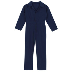 Kid's Coverall Boys Child Casual Jumpsuit Pants Fashion Long Sleeve Turndown Collar Zipper Mechanic Costume Flight Suit Overalls