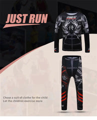 Kid's Gym MMA Boxing Jerseys Baby Boys Sport T Shirts Shorts Set Suit Rashguard Kickboxing Trousers Children BJJ Sportsuit 172
