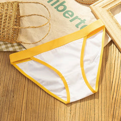 Women's Sports Comfortable Underwear Ladies Pure Cotton Seamless Underwear Underwear Girls Mid-waist Breathable Underwear Briefs