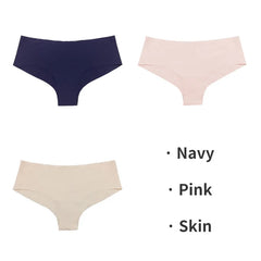 TrowBridge 3 יחידות/סט חלקה נשים תחתוני ספורט לנשימה תחתוני בנות תחתונים נוחים הלבשה תחתונה סקסית סאטן תחתונים