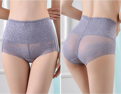 תחתוני נשים סקסיים, תחרה, מותן גבוהה, גומי, תחתוני נשים אנטיבקטריאליים, שקופים, איכותיים, הלבשה תחתונה לנשים.