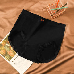 תחתוני נשים מידות גדולות XXXXL אלסטיות גבוהה אנטיבקטריאלית השמנת יתר היא תחתונים מיוחדים הלבשה תחתונה נושם תחתוני נשים