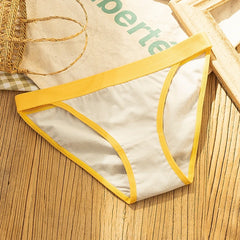 Women's Sports Comfortable Underwear Ladies Pure Cotton Seamless Underwear Underwear Girls Mid-waist Breathable Underwear Briefs