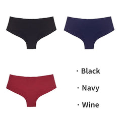 TrowBridge 3 יחידות/סט חלקה נשים תחתוני ספורט לנשימה תחתוני בנות תחתונים נוחים הלבשה תחתונה סקסית סאטן תחתונים