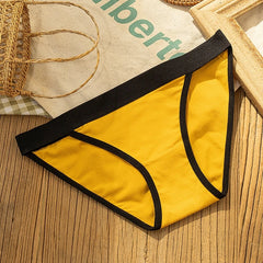 Women's Sports Comfortable Underwear Ladies Pure Cotton Seamless Underwear Underwear Girls Mid-waist Breathable Underwear Briefs